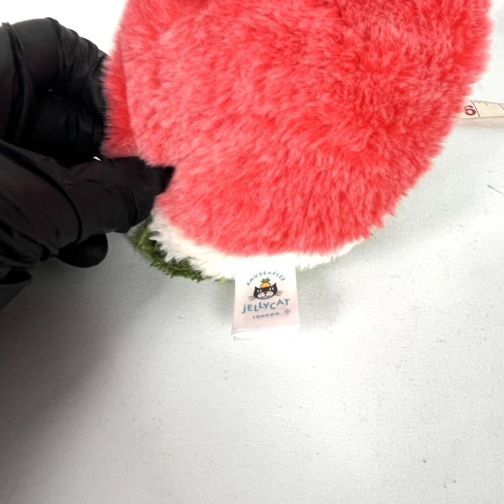 Jellycat London Amuseables Watermelon Plush Toy Retired Small - Picture 4 of 9